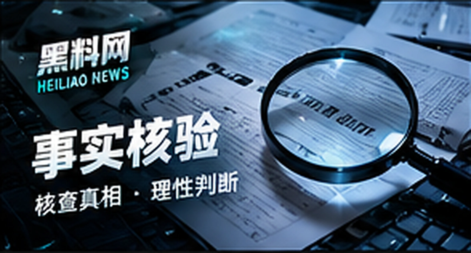 真相档案主题概念配图